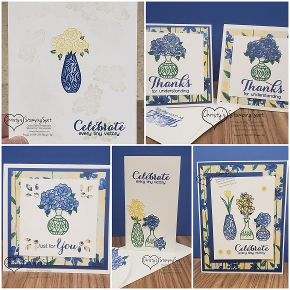 Easily Make Varied Sized Cards With The Vibrant Vases Stamp Set ...